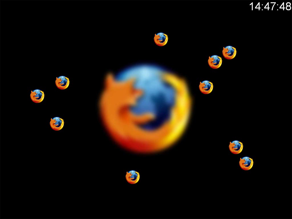 can you give mozilla firefox homepage a screensaver